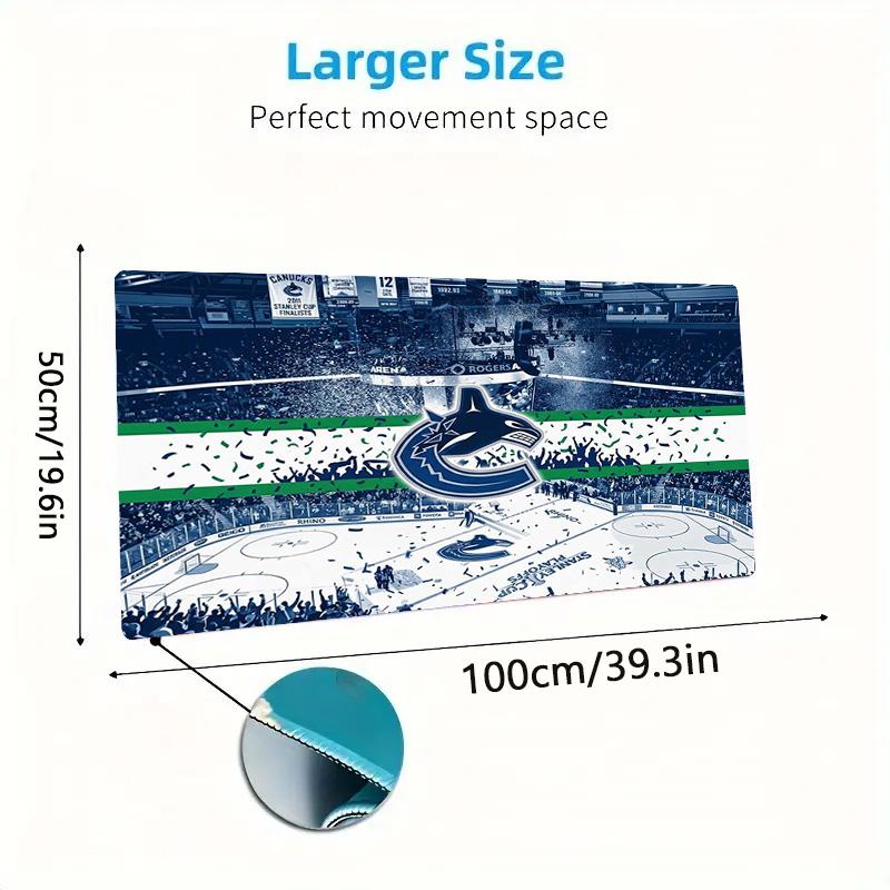 VANCOUVER CANUCKS Color Mouse Pad Large Gaming Table Cushion Non-slip Laptop Tablet Big Mousepad XXL Mat Mini PC Playmat With Lock edge