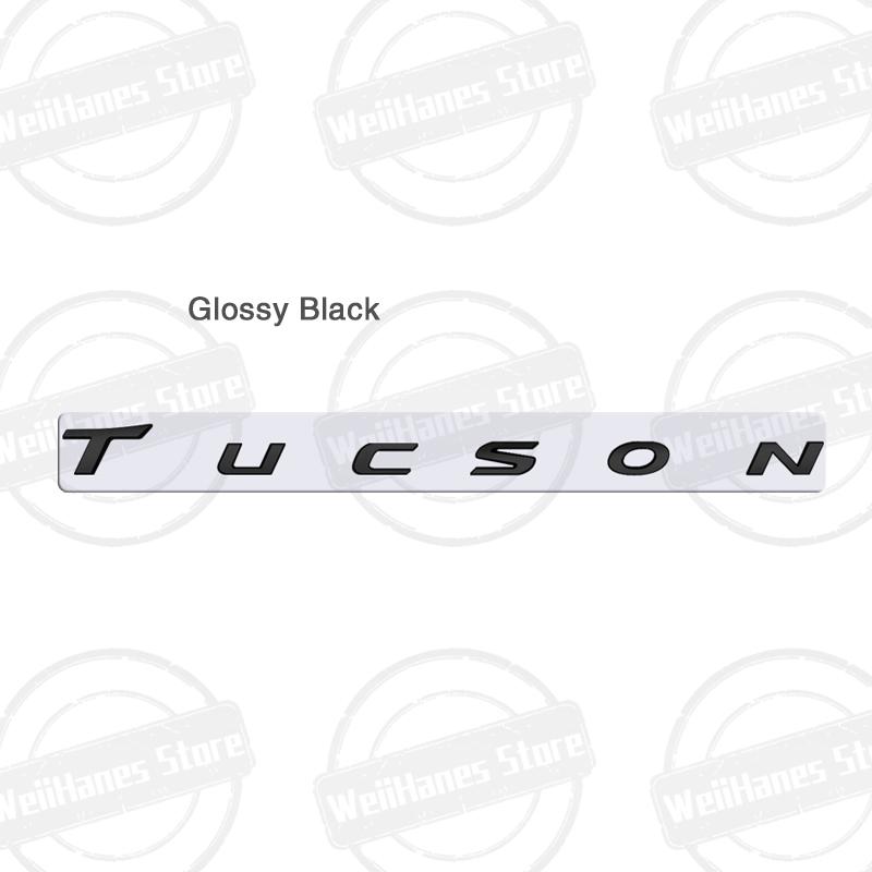 1 шт. ABS 3D Для Tucson Логотип Наклейка на капот автомобиля Буквенный логотип Наклейка на кузов заднего багажника автомобиля Эмблема Аксессуары