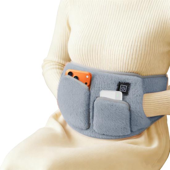 Пояс с подогревом для женщин, регулируемый электрический пояс с подогревом, 3 температурных режима, портативная грелка для спины, живота, для расслабления