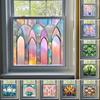Stained Glass Static Window Film Privacy Protection Sun Blocking Glass Cling Waterproof PVC
