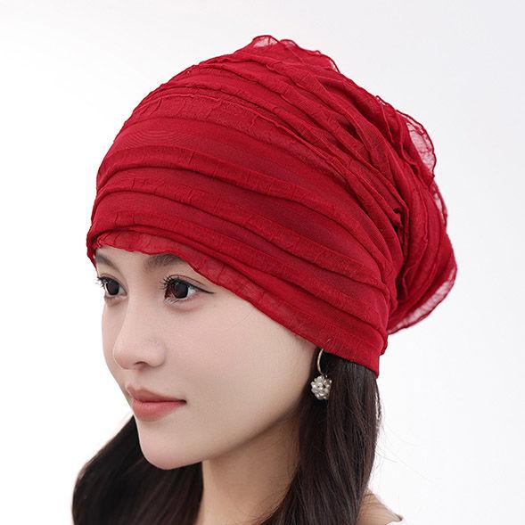 Весенне-летняя тонкая и легкая конструкция Нежная и дышащая Шапочка для укладки Удобная и дышащая Шапочка для кондиционирования воздуха Шапочка для сна