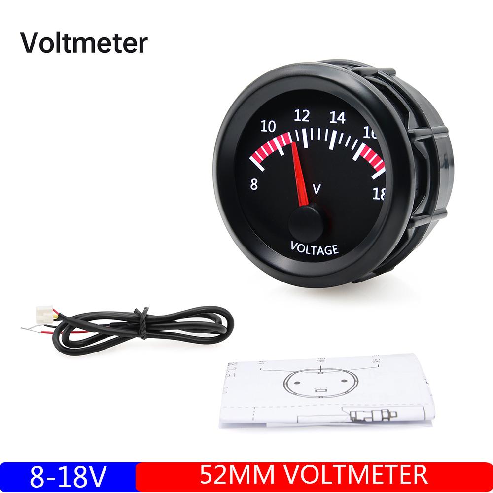 52mm Water Temp/Oil Temp/Oil Press BAR PSI/Voltmeter/Vacuum/Boost Gauge/Air Fuel Ratio/EGT Gauge With Sensor Gasoline Car 12V