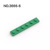 20 шт. Детали MOC 3666 Пластина 1x6 Совместимые кубики DIY Сборка Строительные блоки Частицы Детская головоломка Сборная игрушка Подарок