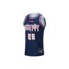 Li Ning CBA Series Professional Basketball Logo Print Quick-Dry Cool Basketball Jersey Fan Edition Men Jersey Guangdong-Blue AAYTA67-1