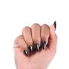 NAILWIND 30 шт. Короткие миндальные накладные ногти "Кошачий глаз" и хромированные, Мягкий гель, Зеркальные дизайны, Глянцевые ногти с клеем для ногтей, Многоразовые, Наклеиваются за 15 секунд