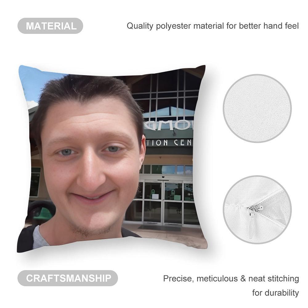 D-Daniel Larson Selfie Pillow Case 3D Print Polyester Fiber 45*45 cm Home Sofa Throw Pillow Cover Decoration Festival Gift