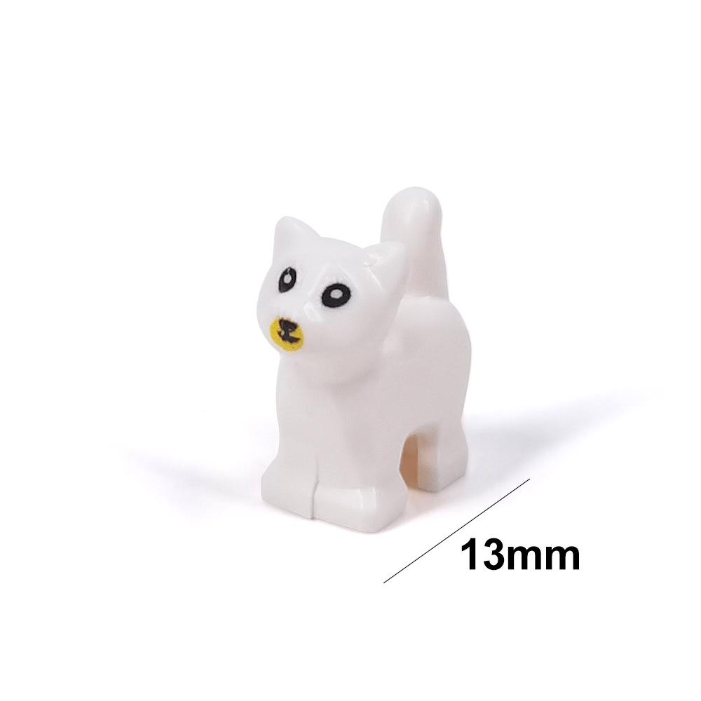 Детали для DIY с принтом животных: Коза, Чайка, Пингвин, Рыба, Овца - Совместимы с MOC Игрушками-конструкторами