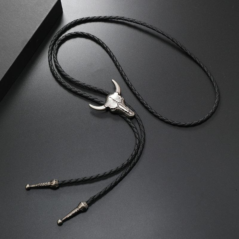 Модная ретро персонализированная цепочка-свитер с головой коровы, креативное универсальное повседневное ожерелье, унисекс ожерелье