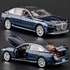 New 1:24 BMW 7 Series I7 G70 Alloy Luxy Car Model Diecast Metal Pure Electric Vehicles Limousine Car Model Sound Light Kids Toy Gift