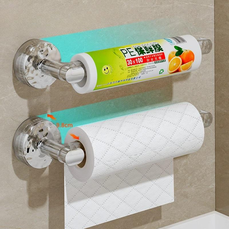 Держатель для бумажных полотенец под шкафом, держатель для бумажных полотенец на присоске, настенное крепление, крючок для рулонов бумаги, органайзер, держатель для хранения