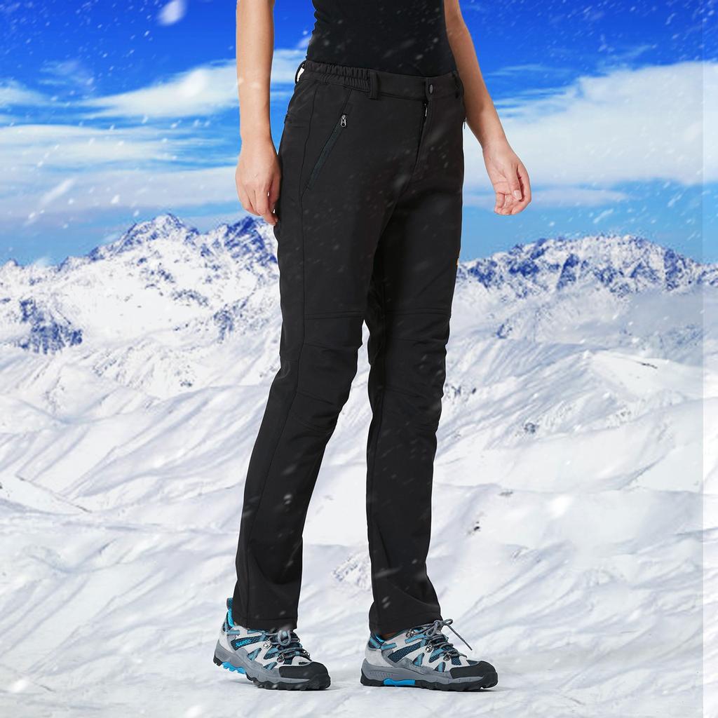 Женские теплые брюки для альпинизма и катания на лыжах с прострочкой, брюки