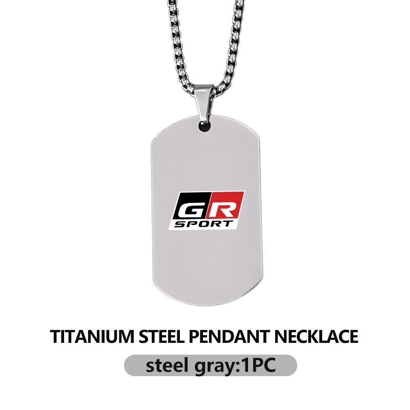 Car Pendant Emblem Interior Rearview Mirror Ornaments Decorations Accessories For Toyota GRsport Hilux Aygo Yaris Corolla Rav4