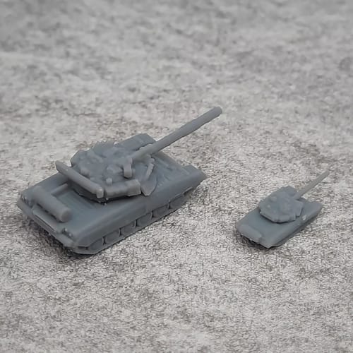 5PCS T80UD Resin Tank Military Model 1/350 1/700 Scale Unpainted Combat Armored Vehicle Model Kit, Upgraded Panzer Parts for DIY Hobby Collection (1/7