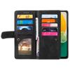 For Samsung Galaxy A36 5G Case PU Leather Phone Cover with Zipper Wallet 9 Card Slots