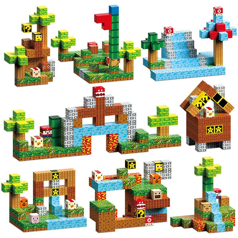 703 Square Diy Build New Mary Magnetic Building Block Puzzle Puzzle Puzzle Toy