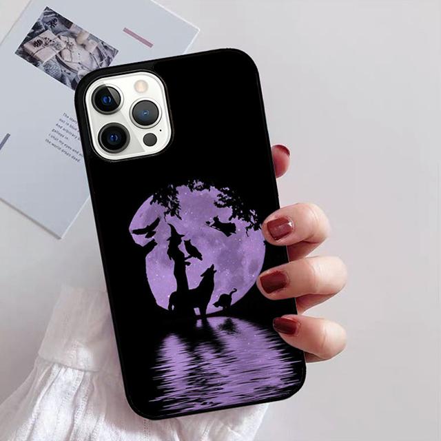 Чехол для телефона на Хэллоуин Лунная Ведьма Ужасы Для iPhone 17 Air 16 15 14 13 12 11 Pro Max Plus Max Чехол-оболочка coque
