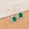Chrome Diopside Gemstone 925 Sterling Silver Jewelry Handmade Earrings 1.40" EE-56-1