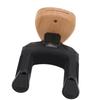 Guitar Wall Mount  Automatic Lock Holder Wooden Base Instrument Neck Hanger for Guitar Bass U