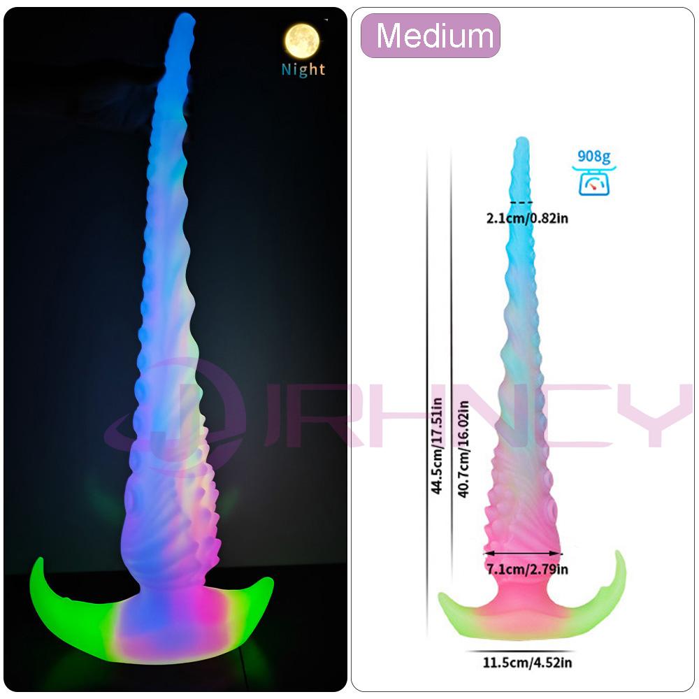 Анальные пробки Игрушки для взрослых для женщин мужчин Стимуляция точки G Мастурбация/массаж простаты Длинная анальная пробка Стимуляция сигмовидной кишки Большие анальные дилдо