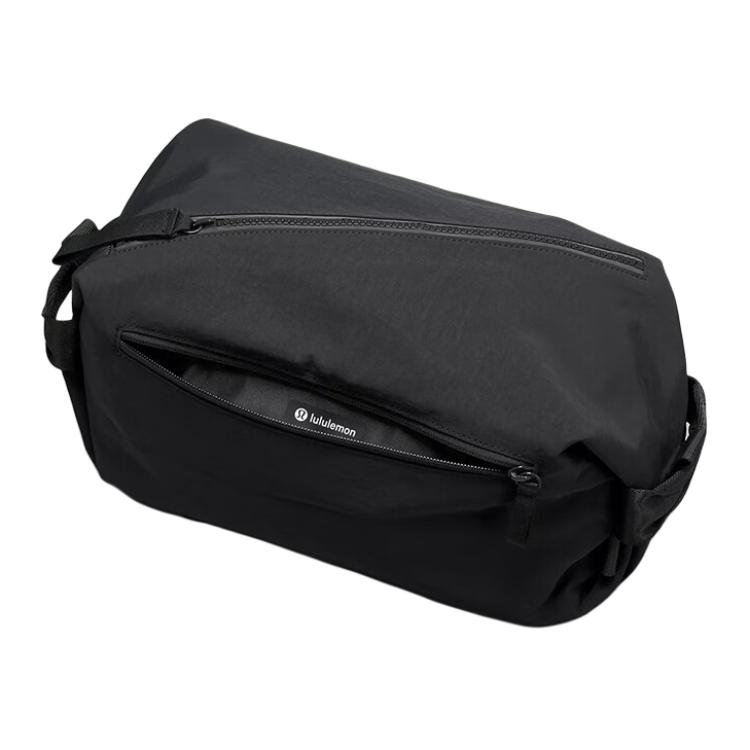 Lululemon Fast Track 10L Fashion Sports Zipper Crossbody Shoulder Bag Unisex bags Black LU9C59S-BLK