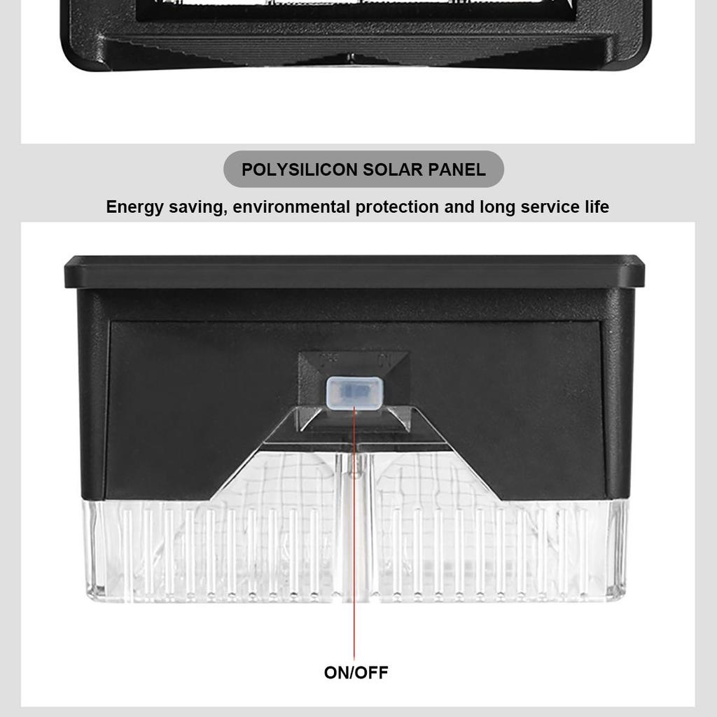 16 шт. солнечные светодиодные наружные палубные светильники, водонепроницаемые ступеньки, лестничные фонари, садовый декор, лампа для дорожки во дворе