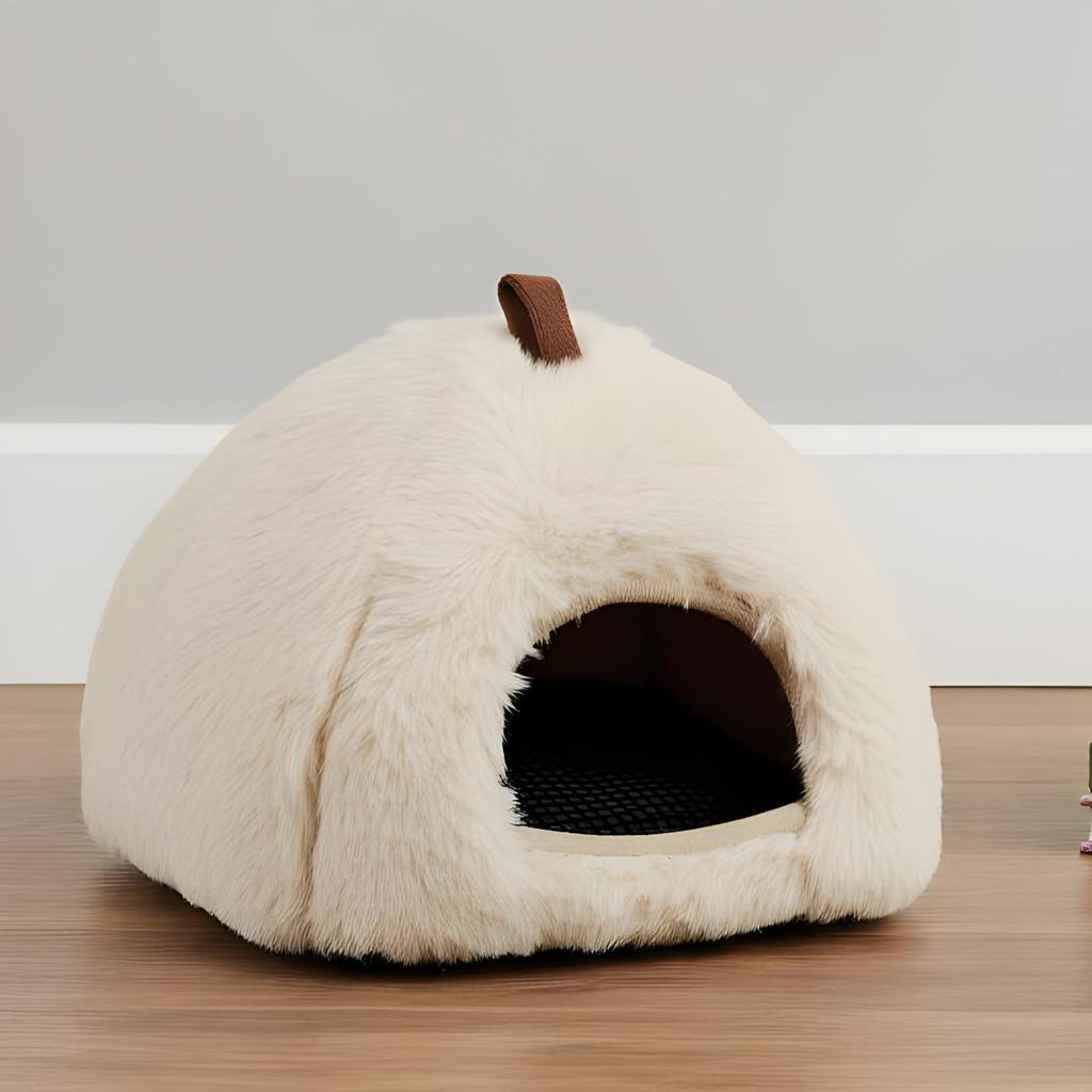 Hamster House Guinea Pig Cage Hamster Cotton House Small Animal Nest Winter Warm Pet Bed For Rodent Guinea Pig Rat Hedgehog