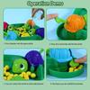 1 Set Children Gifts Hungry Turtle Board Games Turtle Snatching Bean Ball Table Game Kids Educational Toys Family Party Games