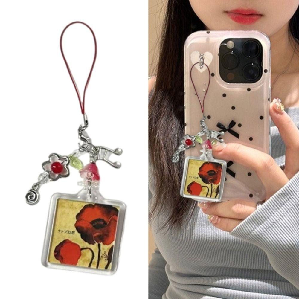 2000s Style Album Beaded Keychain Handmade Lamp Album Pandant  Hanging Decoration