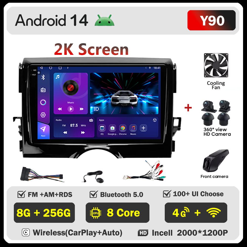 Для Toyota Mark X X130 2 II 2009 2010 2011 - 2019 Автомобильный радиоплеер Car Carplay Screen Autoradio Mirror Link Car Intelligent Syst