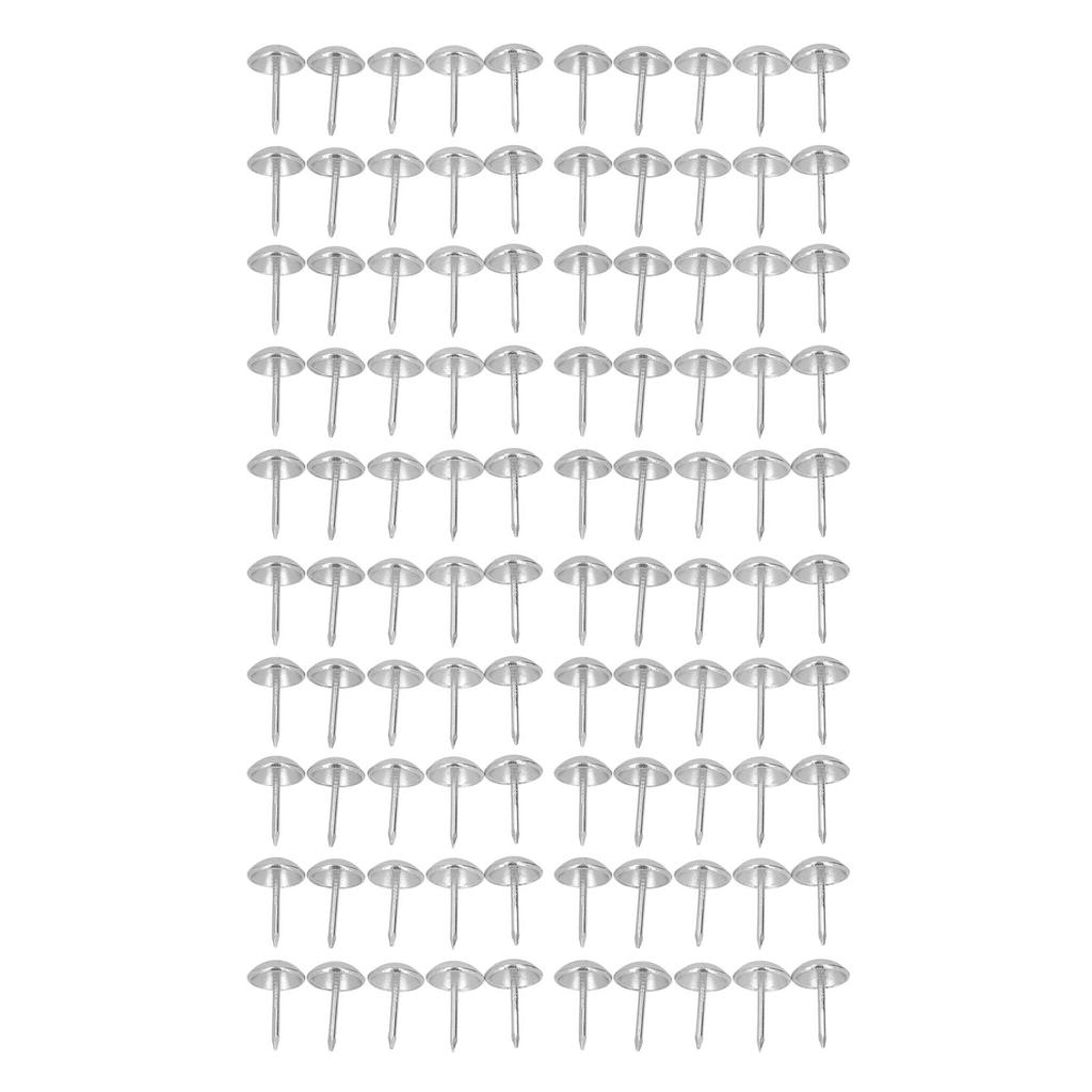 100 шт. Обивочные гвозди Мебельные Интерьерные Декоративные Гвозди Булавки Антикварные Крепежи Серебристые