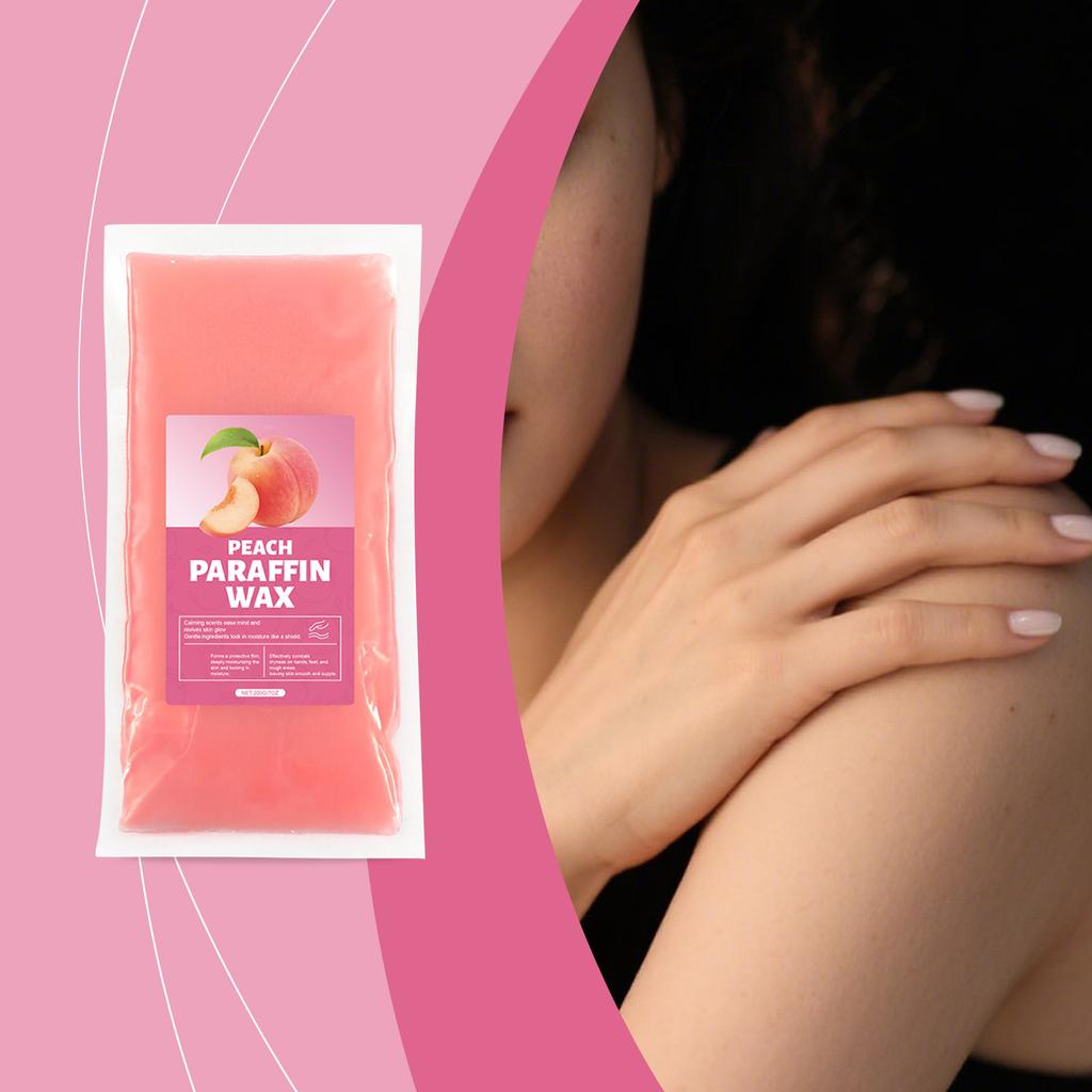 Персиковый парафин, Наполнитель для парафиновой ванны, Сухая кожа, Увлажняющий и питательный воск для ухода за кожей