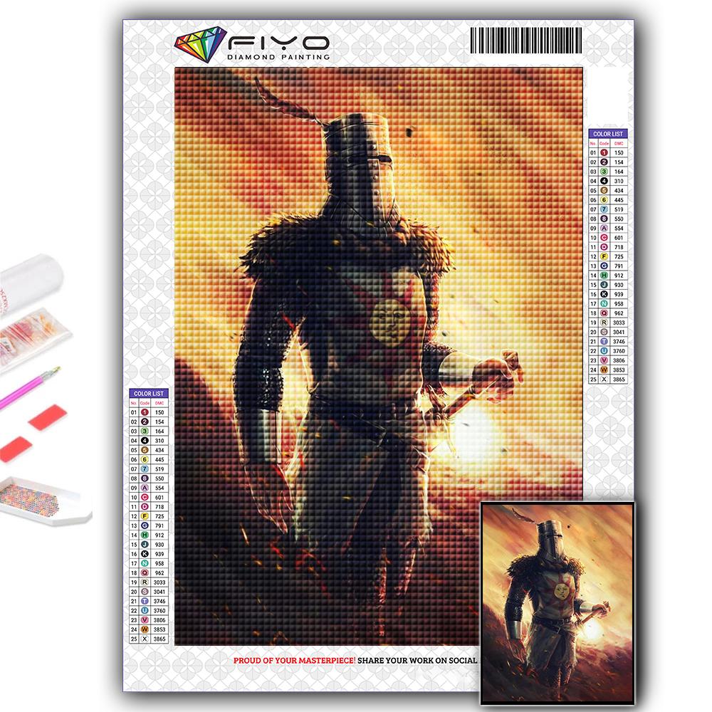 DIY 5D Diamond Painting Game Dark Souls Cross Stitch Kit Full Drill Embroidery Mosaic Art Picture of Rhinestones Gift