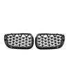 Car Front Bumper Diamond Kidney Grill Grilles For BMW E46 4 Door 4D 3 Series 02-05 Meteor Style Exterior Decoration