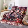 Bilbao Print FlAannel Blanket, High quality Comfortable for All Seasons, Home Decor, Warmth and Comfort