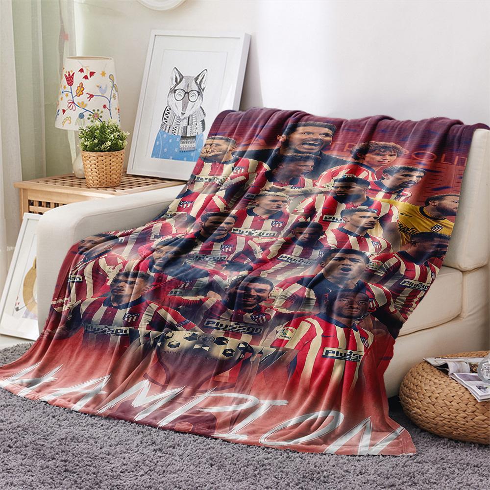 Bilbao Print FlAannel Blanket, High quality Comfortable for All Seasons, Home Decor, Warmth and Comfort