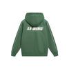 Li Ning Lettered Cardigan Hooded Long Sleeve Sports Jacket Unisex Jacket Fog-Pine-Green AWDU857-2