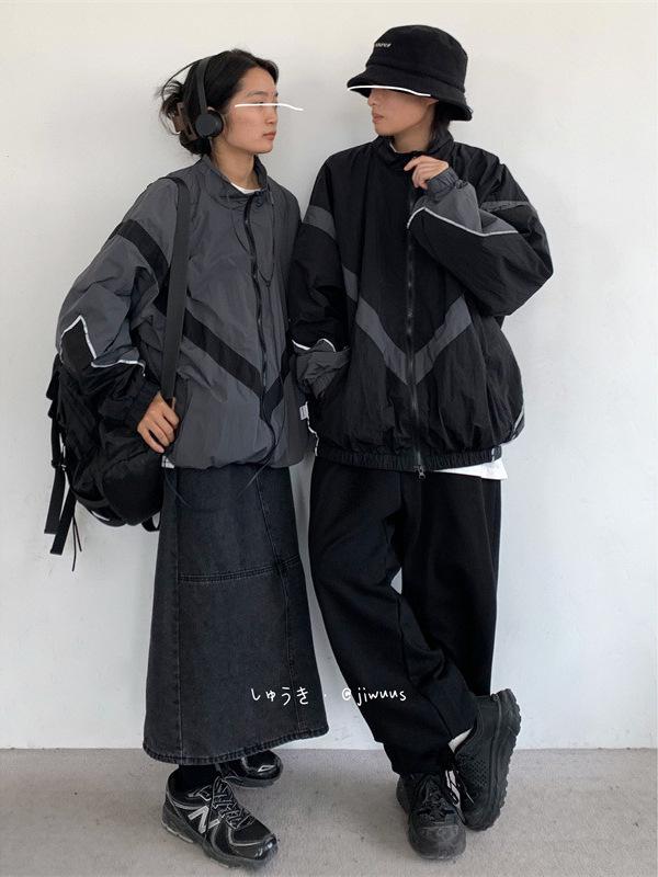 Мужская винтажная ретро ветровка на молнии - Универсальная повседневная одежда для весны/осени