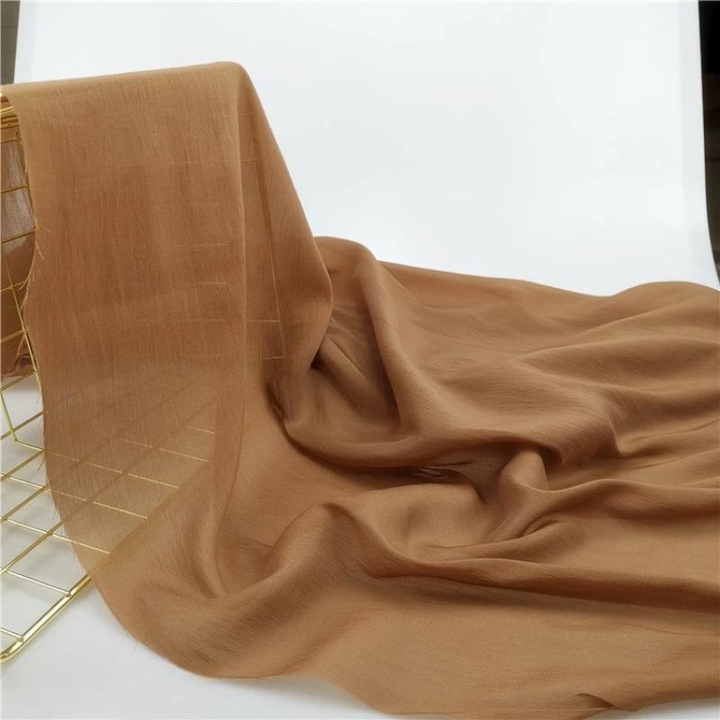 100x150 см шелковый хлопковый материал ткань однотонная для нижней подкладки юбки одежда ткань одежда DIY швейная оптовая продажа