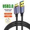 Трансграничный плетеный кабель для передачи данных USB 3.0 — Micro-B для мобильных жестких дисков