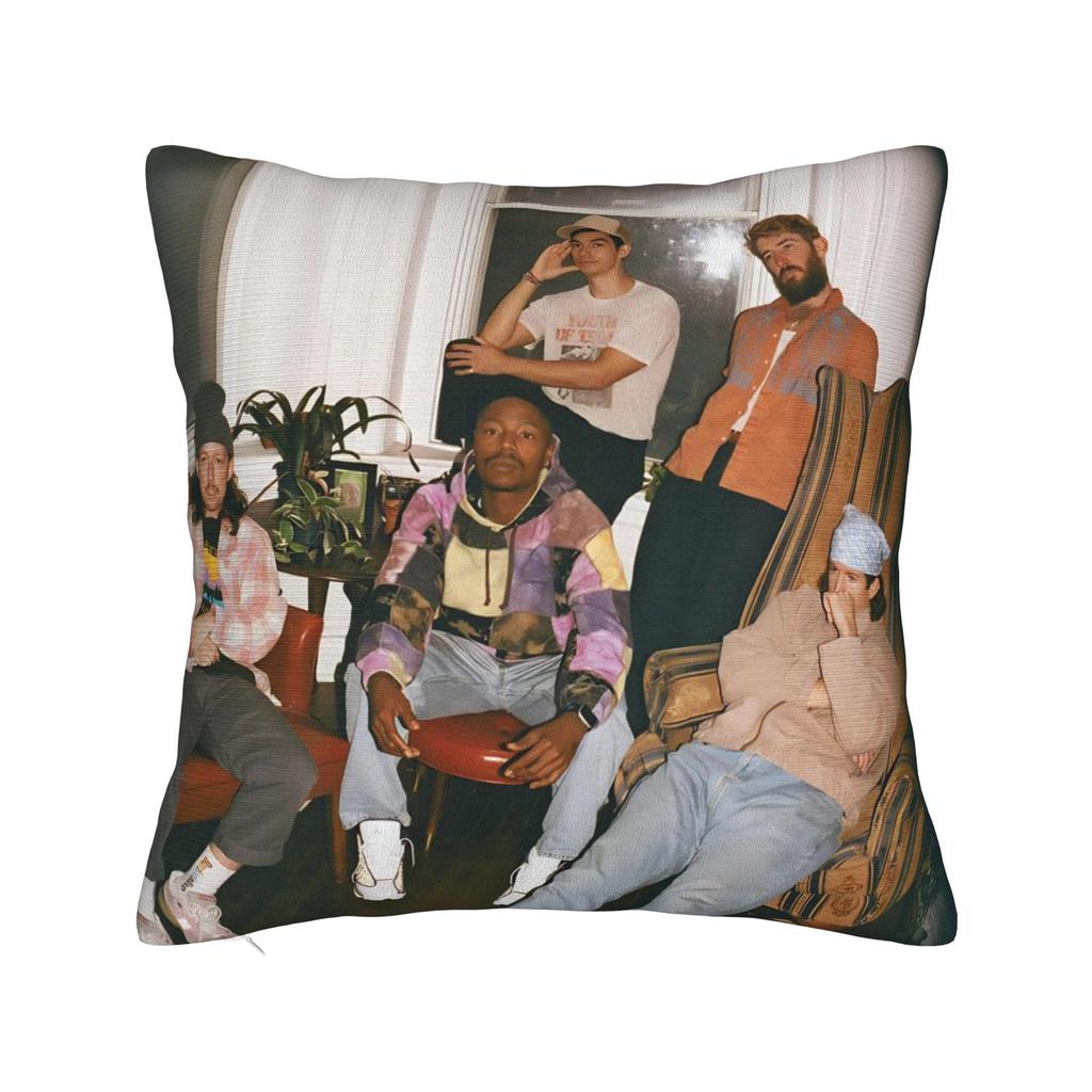 Decorative Pillow Covers Turnstile Rock Band Tour Merchandise Living Room Throw Pillow Case Cover Square Multiple Sizes