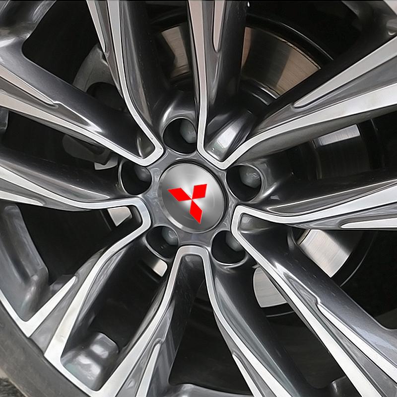 56 мм Наклейка-значок на центральную ступицу колеса автомобиля Для Mitsubishi Pajero Outlander XL Montero Lancer Triton l200 Galant Автоаксессуары