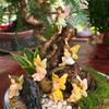6pack Weatherproofed Resins Figurines Outdoor Fairies Garden Resin Crafts Sculptures for Outdoor Display