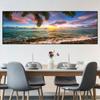 Landscape Sunset Beach Cloud Seascape Canvas Painting Tropics Palm Tree Coast Posters and Prints Wall Art Home Decor No Frame