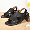 Горячие продажи мужские пляжные сандалии с открытым носком нескользящие мужские тапочки классические модные и универсальные сандалии для путешествий на открытом воздухе