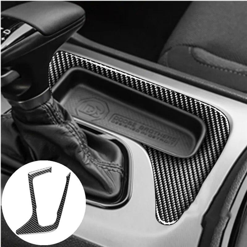 Car Interior Decoration Protection Carbon Fiber Sticker For Dodge Charger 2015-up Deluxe Auto Styling Accessories