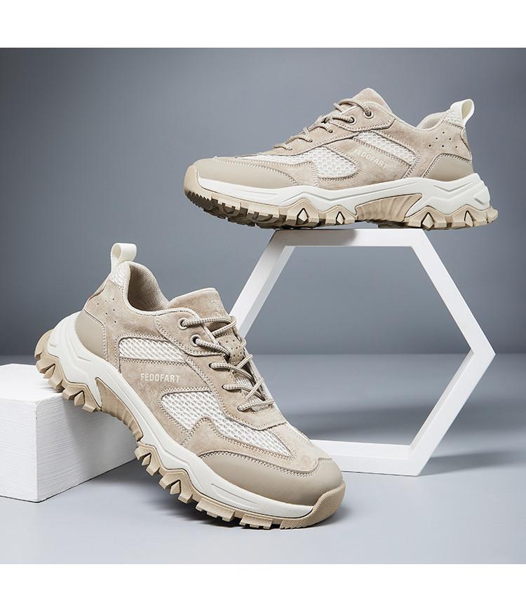Men's Shoes 26 Spring New Mesh Breathable Sports and Leisure Shoes Men's Outdoor Men's Shoes Hiking Shoes Mountaineering Shoes Men's Shoes
