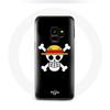 Case - MANIACASE - Samsung Galaxy S9 Plus - Flexible - Black - One Piece Manga Skull