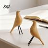 Abstract Bird Figurine Nordic Style Desktop Decor, Medieval Table Minimalist Streamlined Design Statue for Home Office Bookshelf Mantelpiece