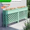 Shixun Outdoor Rectangular Wood Planter with Trellis