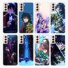 Demon Slayer Tomioka Giyuu For Samsung Galaxy S22 Pro S21 S20 FE Ultra S10 S10E Lite S9 S8 Plus S7 S6 Edge Soft Phone Case